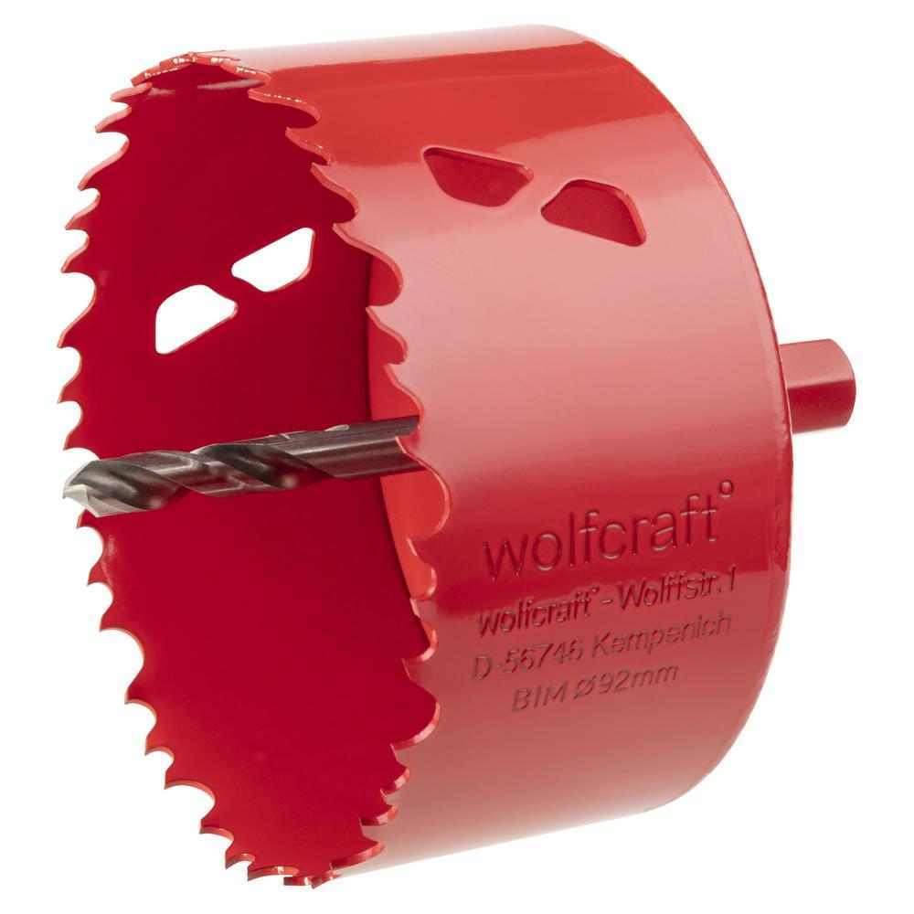 Wolfcraft Kruna HSS Bi-Metal fi 92 mm / 6-Kutni Prihvat 11 mm – 5492000