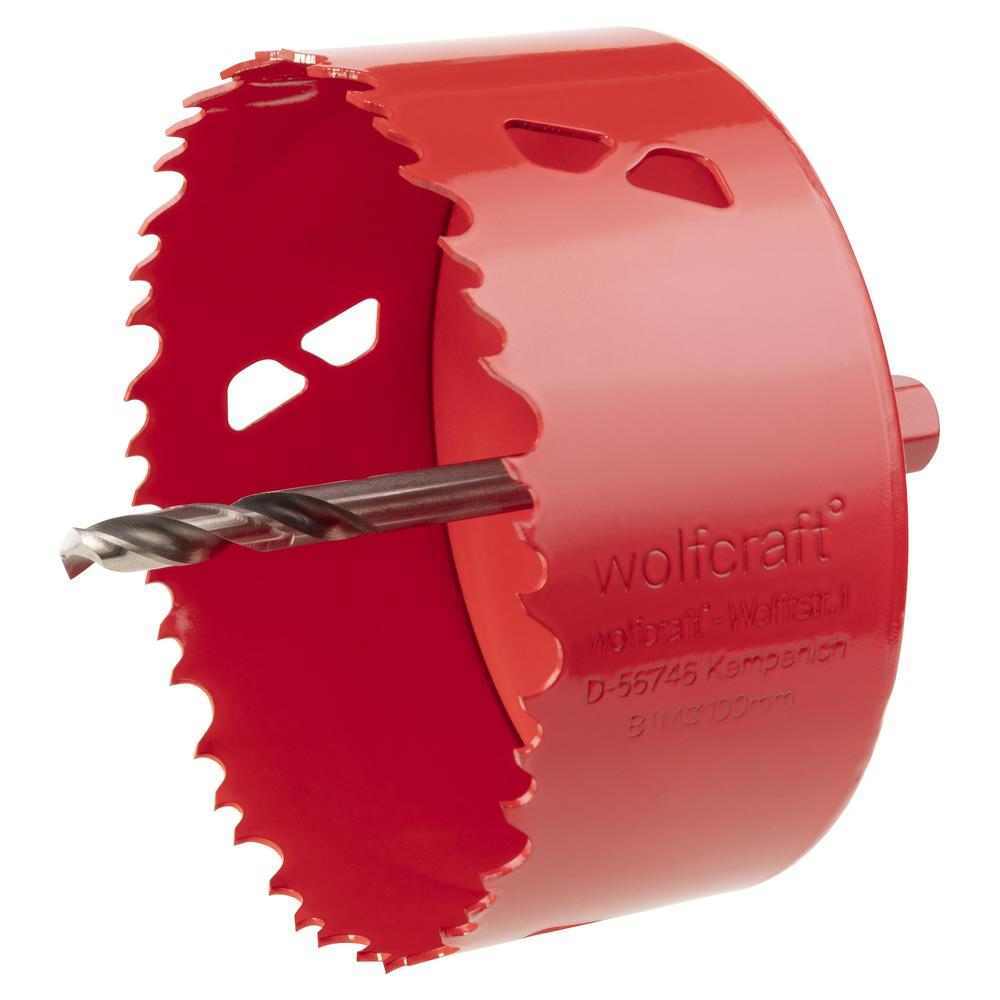 Wolfcraft Kruna HSS Bi-Metal fi 100 mm / 6-Kutni Prihvat 11 mm – 5493000