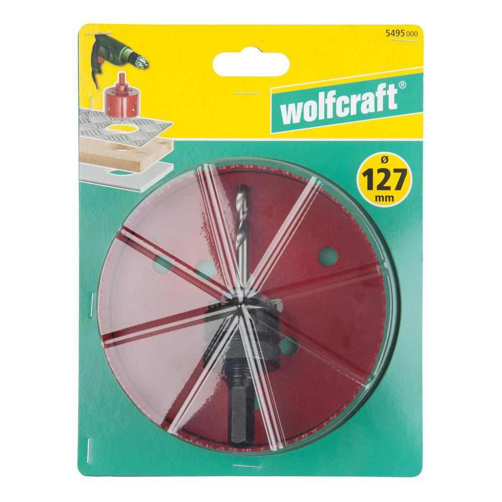 Wolfcraft Kruna HSS Bi-Metal fi 127 mm / 6-Kutni Prihvat 11 mm – 5495000 - Slika 7