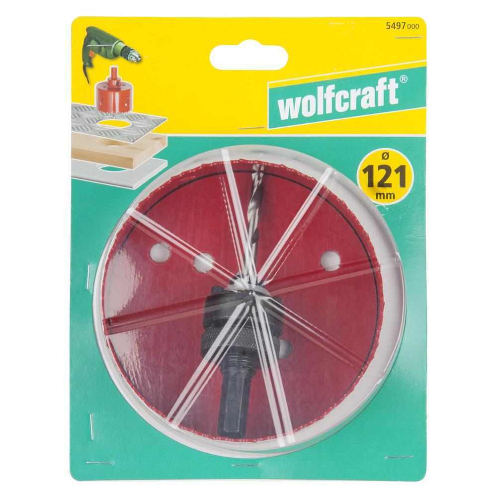 Wolfcraft Kruna HSS Bi-Metal fi 121 mm / 6-Kutni Prihvat 11 mm – 5497000 - Slika 7