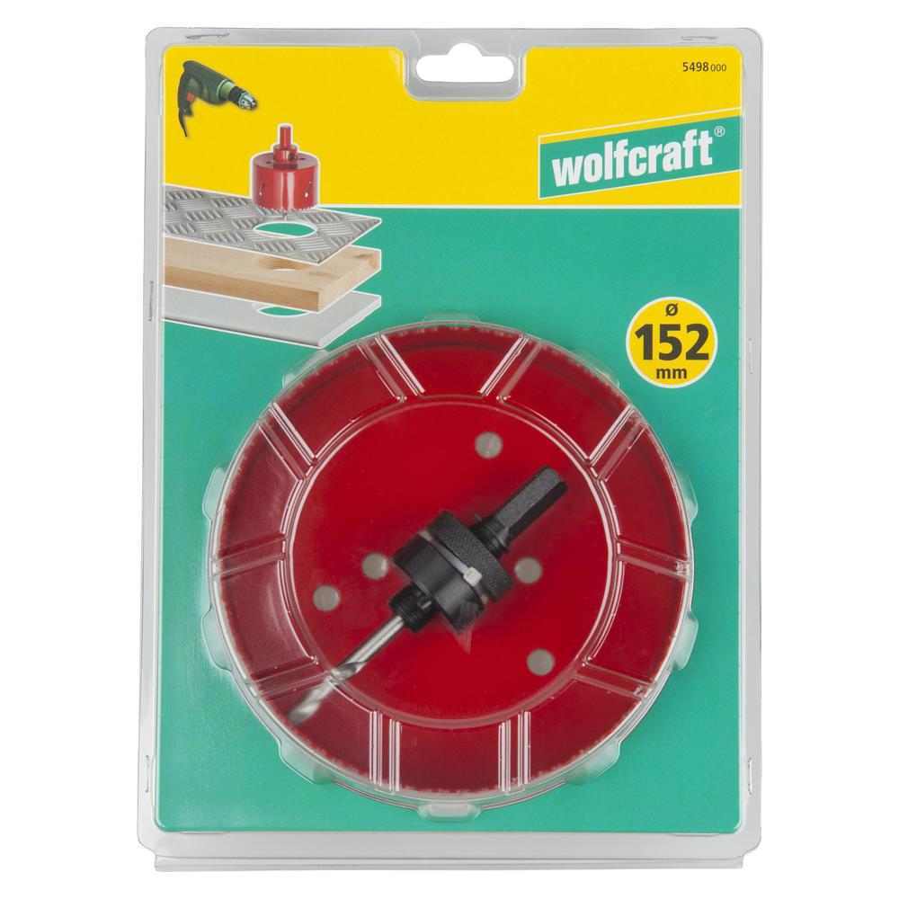 Wolfcraft Kruna HSS Bi-Metal fi 152 mm / 6-Kutni Prihvat 11 mm – 5498000 - Slika 7