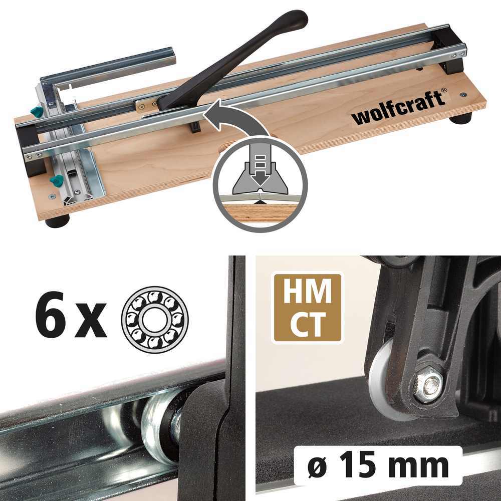 Wolfcraft Rezač Keramičkih Pločica TC 610 W / 610 mm – 5561000 - Slika 4