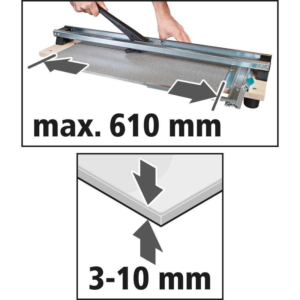 Wolfcraft Rezač Keramičkih Pločica TC 610 W / 610 mm – 5561000 - Slika 3