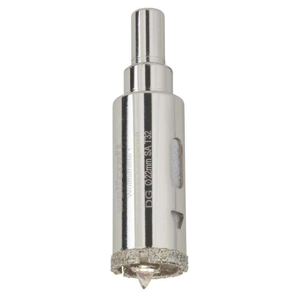 Wolfcraft Kruna Dijamantna Za Pločice "Ceramic" fi 22 / 45 mm Osovina 10 mm – 5922000 - Slika 2