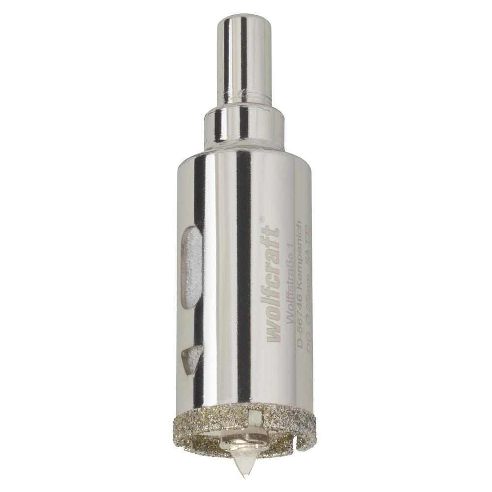 Wolfcraft Kruna Dijamantna Za Pločice "Ceramic" fi 25 / 45 mm Osovina 10 mm – 5924000 - Slika 2