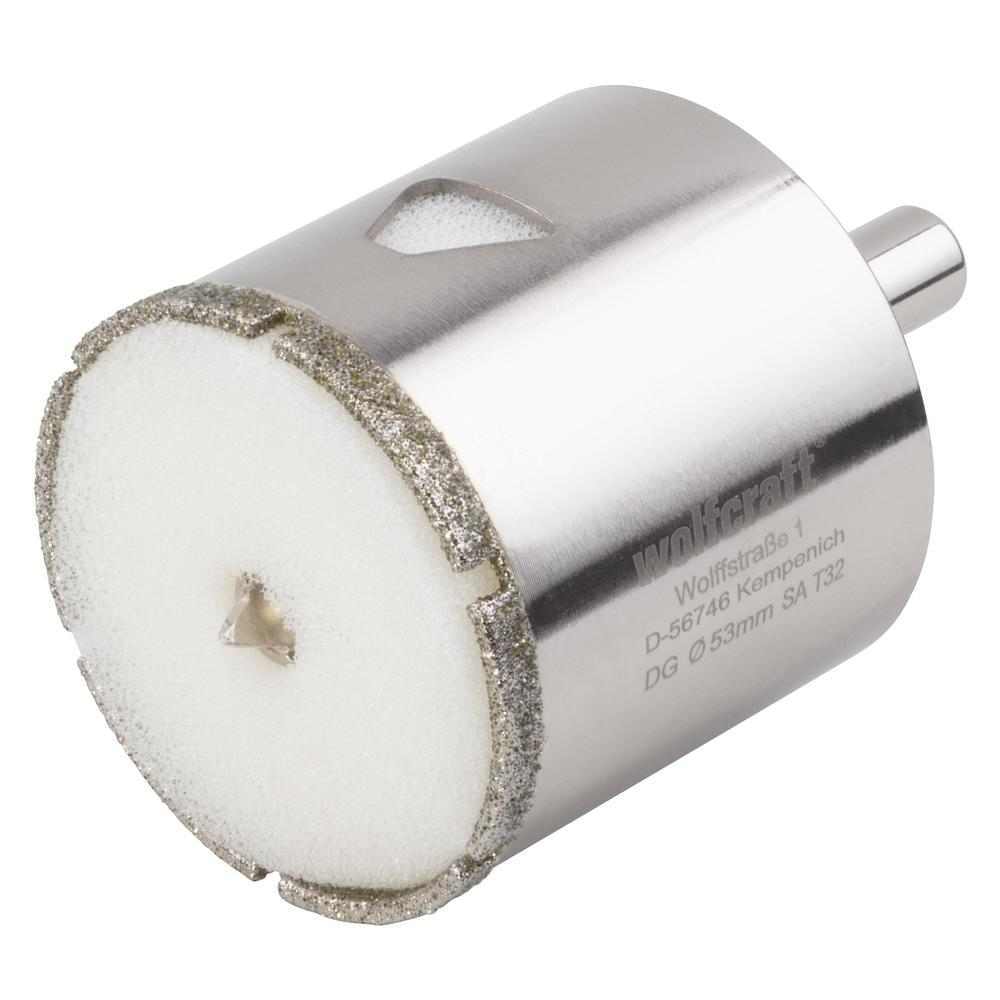 Wolfcraft Kruna Dijamantna Za Pločice "Ceramic" fi 53 / 45 mm Osovina 10 mm – 5929000