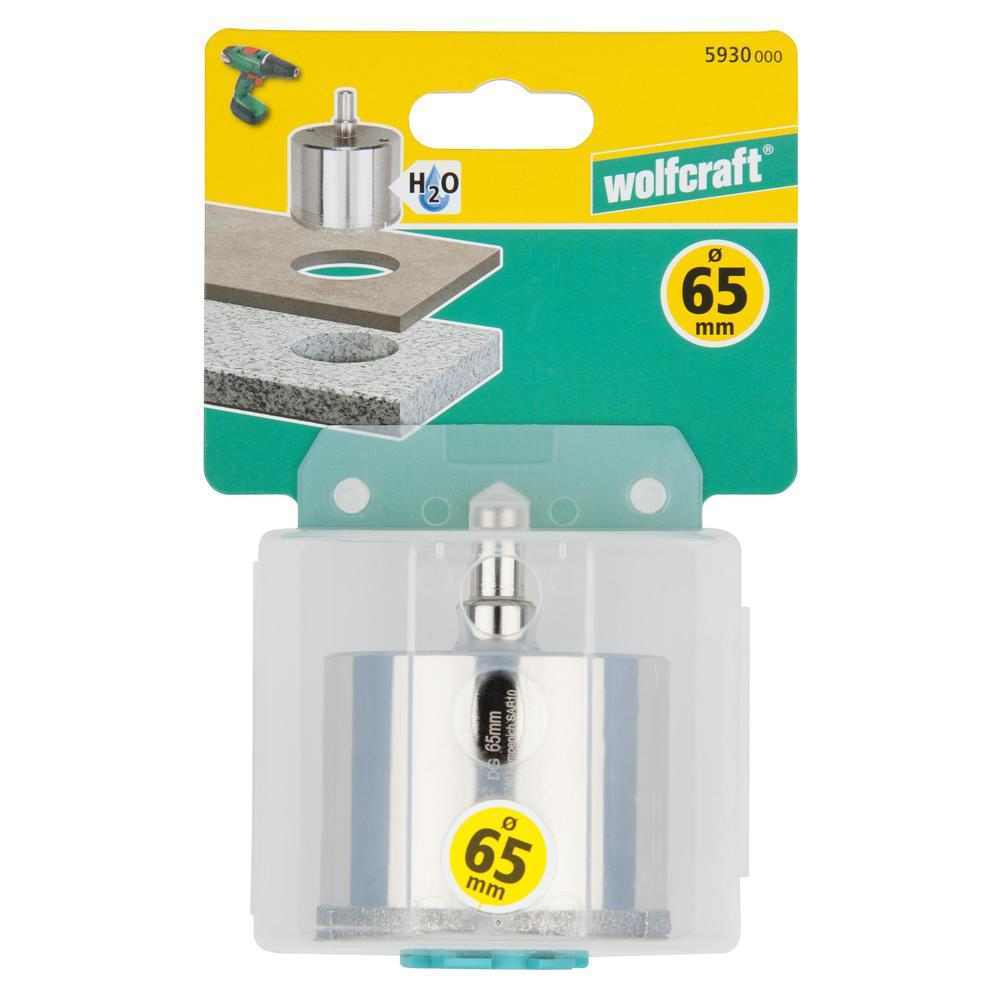 Wolfcraft Kruna Dijamantna Za Pločice "Ceramic" fi 65 / 45 mm Osovina 10 mm – 5930000 - Slika 7