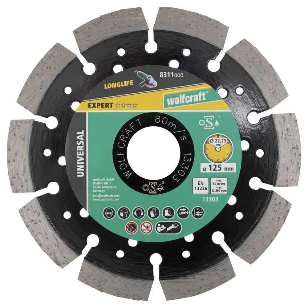 Wolfcraft Dijamantna Rezna Ploča "Pro Laser Universal" 125×22,23 mm – 8311000