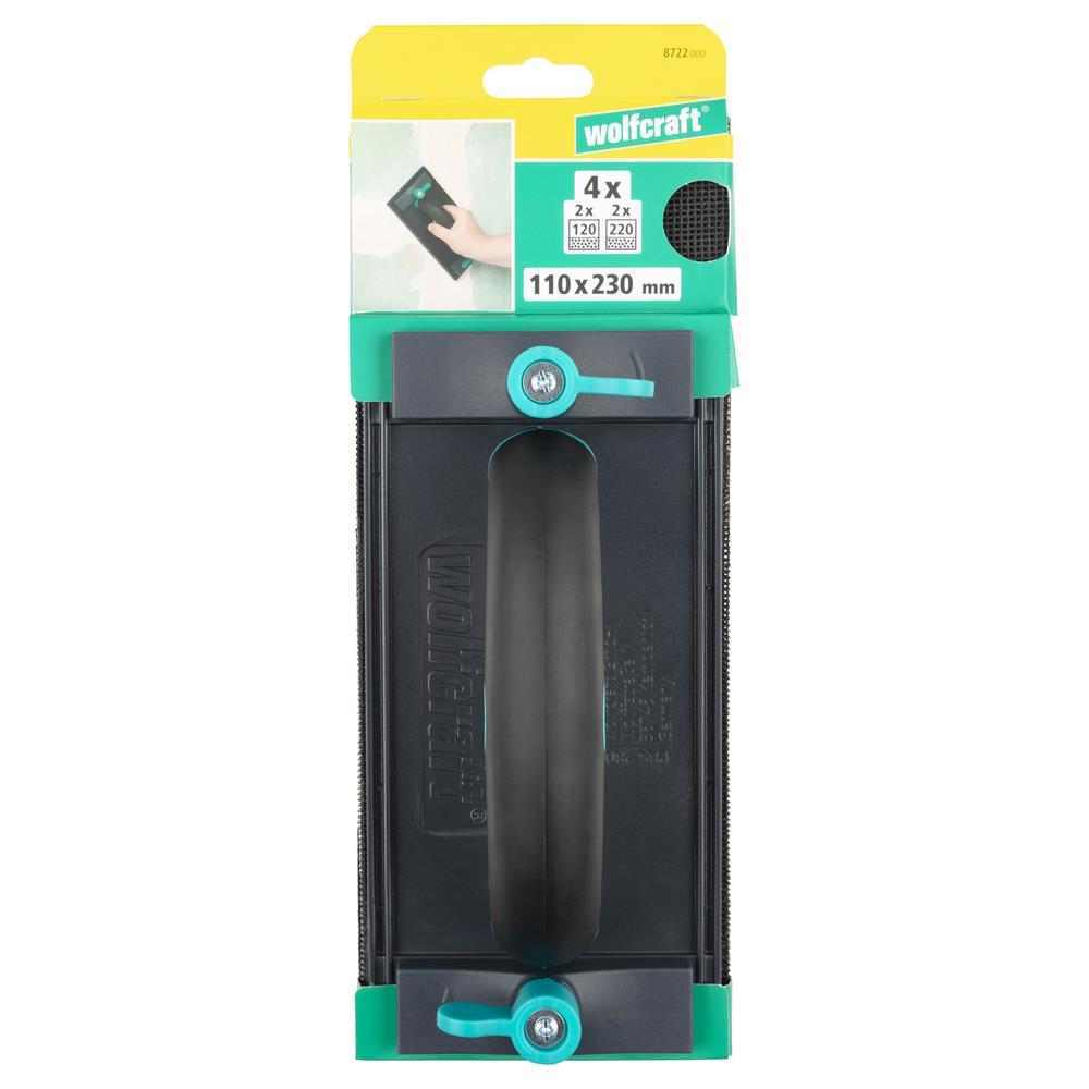 Wolfcraft Ručna Brusilica - Nosač Papira Za Gips Ploče Set 115 x 280 mm / 5 dijelni – 8722000 - Slika 9