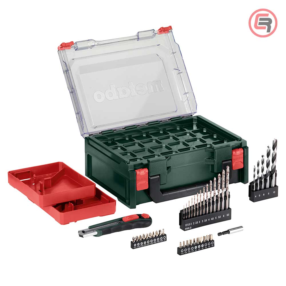 Metabo Bušilica-Odvijač Aku PowerMaxx BS Basic Set 12V 2xAKU (2,0Ah) LC 24 Mobile WorkShop – 600080710 - Slika 4