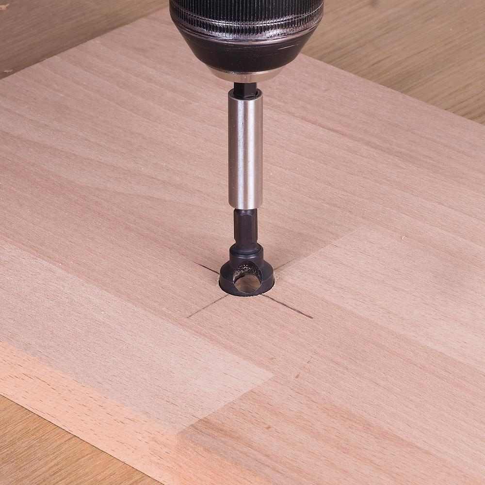 Wolfcraft Upuštač Za Drvo i Plastiku Sa Rupom fi 16 mm Prihvat 1/4" - 4373000 - Slika 3