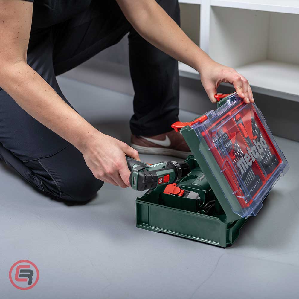 Metabo Bušilica-Odvijač Aku PowerMaxx BS Basic Set 12V 2xAKU (2,0Ah) LC 24 Mobile WorkShop – 600080710 - Slika 3