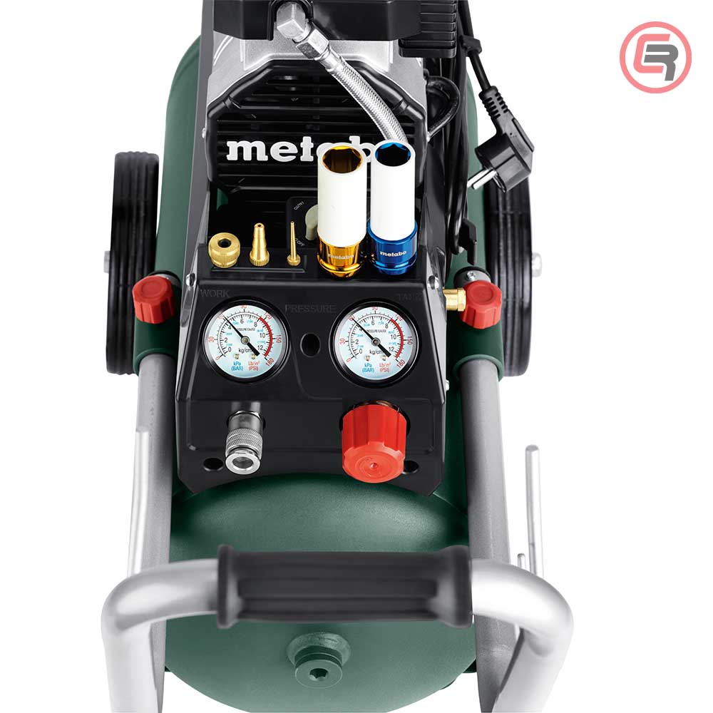 Metabo Kompresor Klipni Tihi BASIC 220-24 OF Silent / 24 litra – 601593000 - Slika 7