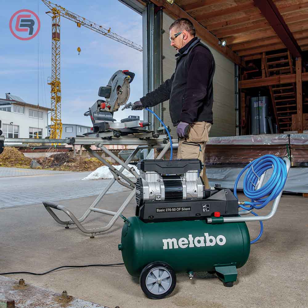 Metabo Kompresor Klipni Tihi BASIC 270-50 OF Silent / 50 litra – 601594000 - Slika 2