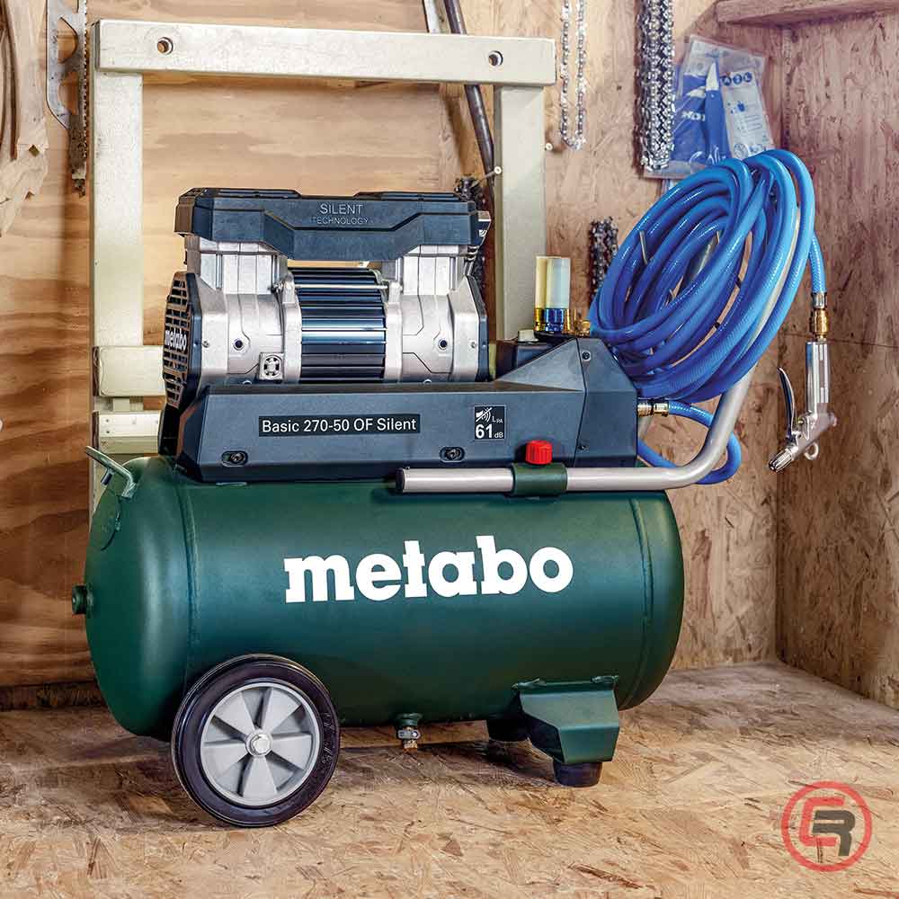 Metabo Kompresor Klipni Tihi BASIC 270-50 OF Silent / 50 litra – 601594000 - Slika 3