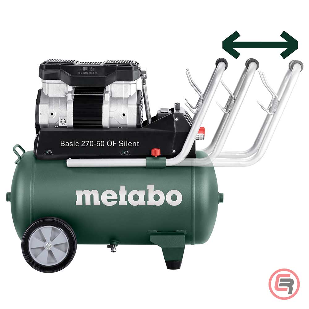 Metabo Kompresor Klipni Tihi BASIC 270-50 OF Silent / 50 litra – 601594000 - Slika 4