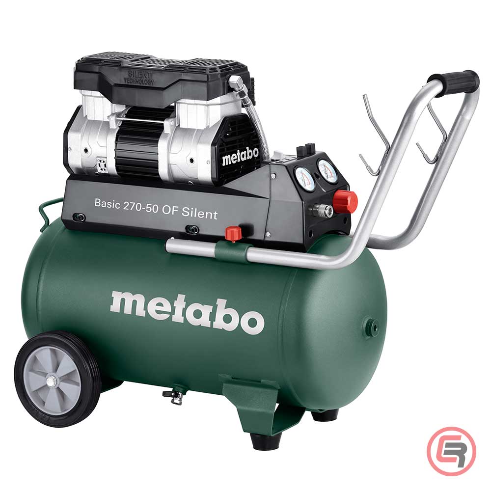 Metabo Kompresor Klipni Tihi BASIC 270-50 OF Silent / 50 litra – 601594000