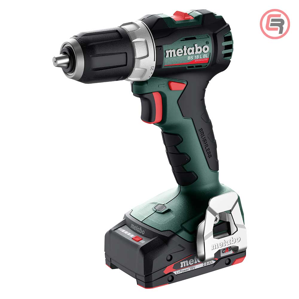 Metabo Bušilica – Odvijač Aku BS 18 L BL 2 x AKU LiPOWER (2,0 Ah) SC 36 + metaBOX 145 – 613155500