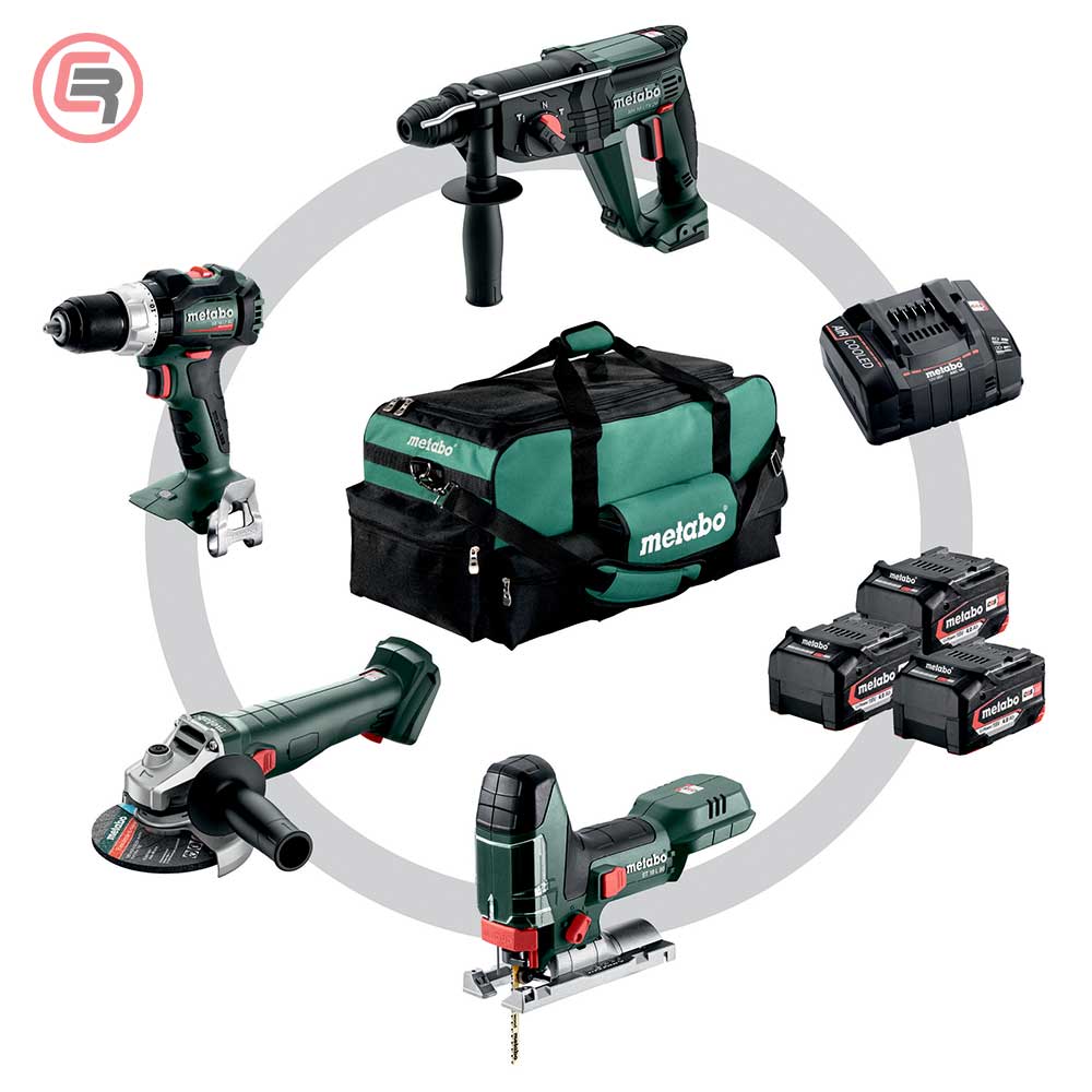 Metabo Combo Set 4.3 / 18V Akumulatorski Alat Set 3 x AKU LiPower (4,0 Ah) + ASC 145 – 685214000