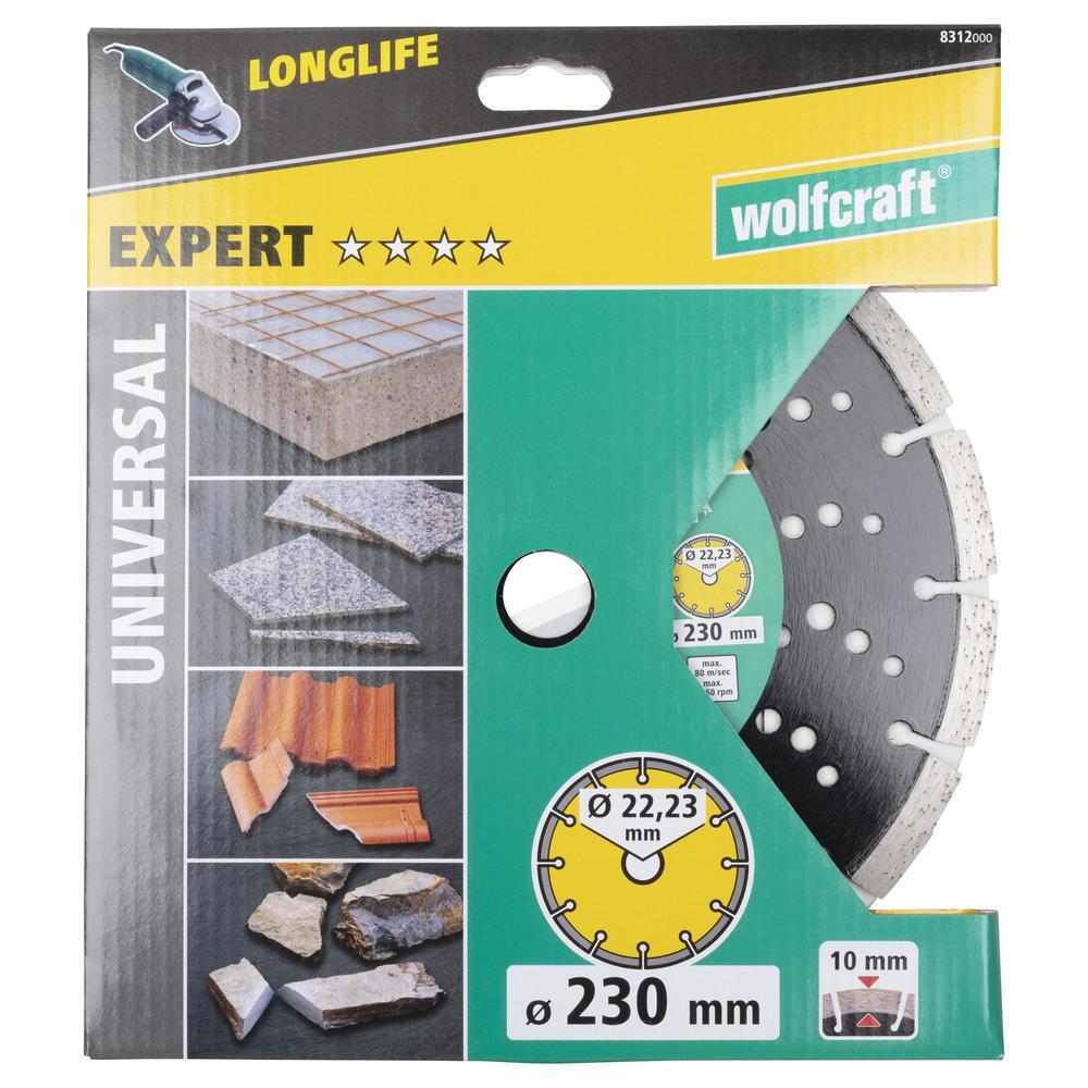 Wolfcraft Dijamantna Rezna Ploča "Pro Laser Universal" 230×22,23 mm – 8312000 - Slika 6