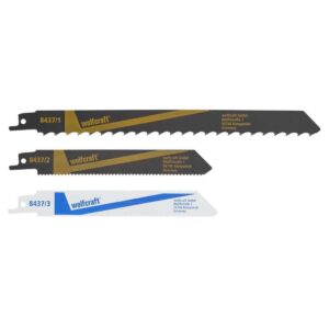 Wolfcraft List Sabljaste Pile Set Za Drvo i PVC / 3 kom – 8437000