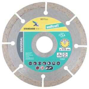 Wolfcraft Dijamantna Rezna Ploča "Solid Universal" 115×22,23 mm – 8317000