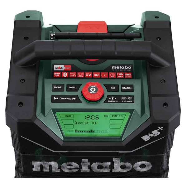 Metabo Radio Aku RC 12-18 32W BT DAB+ (bez baterija i punjača) - 600779850 - Slika 13