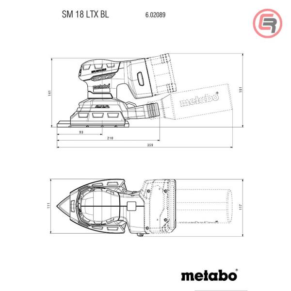 Metabo Brusilica Aku SM 18 LTX BL 18 V / Vibraciona Višenamjenska ( bez baterije i punjača) - 602089850 - Slika 11