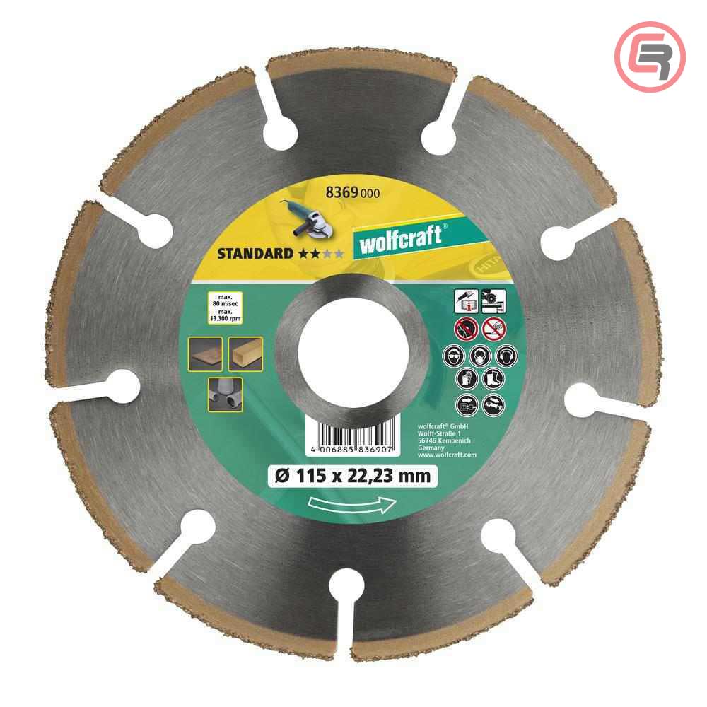 Wolfcraft Rezna Ploča CT Standard Za Laminat i Parket fi 115 x 22,2 mm - 8369000