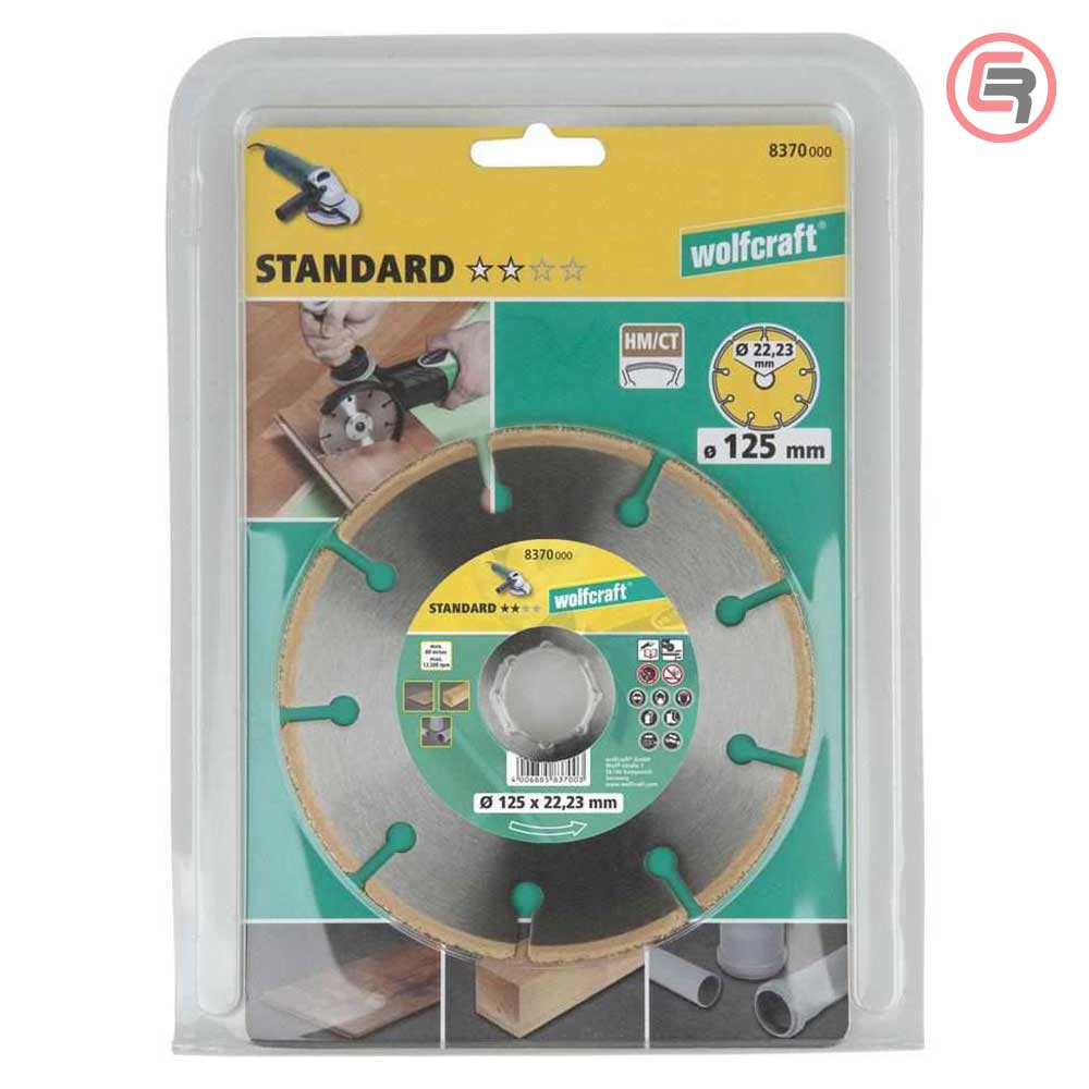 Wolfcraft Rezna Ploča CT Standard Za Laminat i Parket fi 125 x 22,2 mm – 8370000 - Slika 3