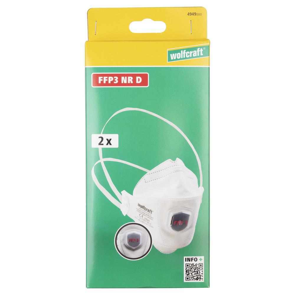 Wolfcraft Zaštitna Maska Sa Ventilom FFP3 (CE) / 2 kom – 4949000 - Slika 10