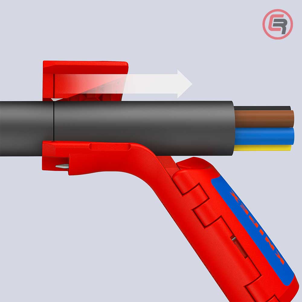 Knipex Skidač Izolacije Univerzalni ErgoStrip XL fi 12 - 28 mm – 16 95 11 - Slika 3
