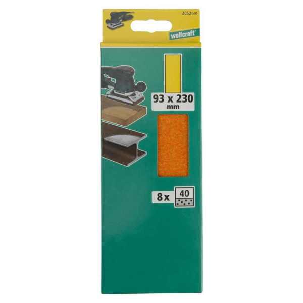 Wolfcraft Papir Brusni 93 x 230 mm GR 40 Za Drvo i Metal / 8 kom – 2052000 - Slika 7