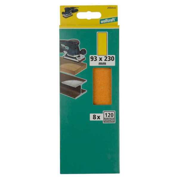 Wolfcraft Papir Brusni 93 x 230 mm GR 120 Za Drvo i Metal / 8 kom – 2054000 - Slika 7
