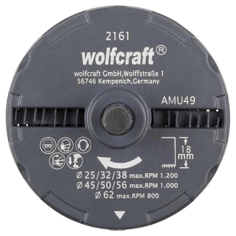Wolfcraft Set Pila Za Rupe fi 25, 32, 38, 45, 50, 56, 62 mm / 18 mm / 7 dijelni - 2161000 - Slika 3