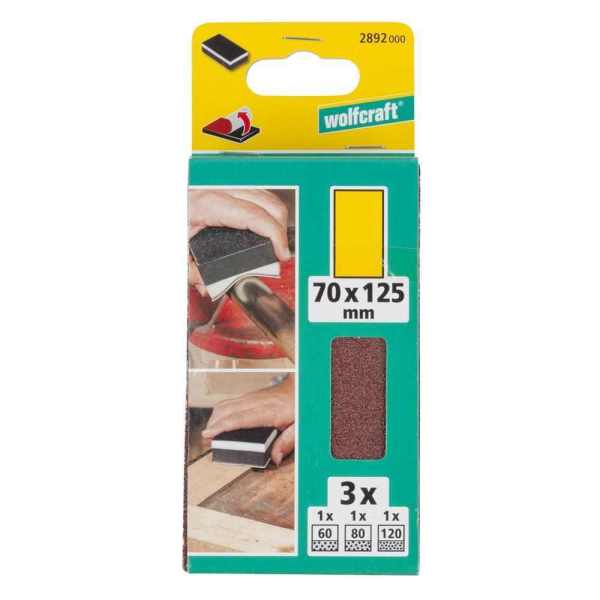 Wolfcraft Set Za Ručno Brušenje Čičak / 4 dijelni – 2892000 - Slika 6