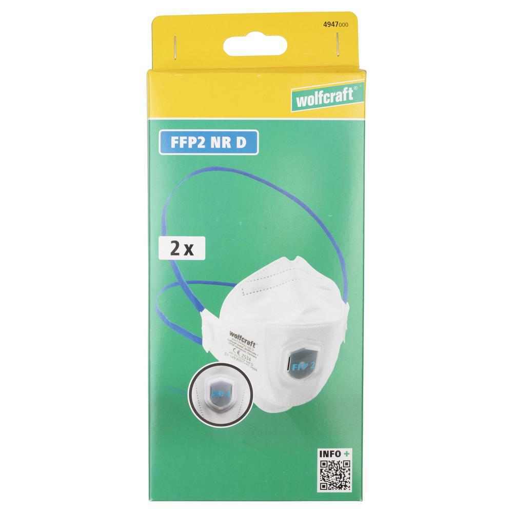 Wolfcraft Zaštitna Maska Sa Ventilom FFP2 (CE) / 2 kom – 4947000 - Slika 8