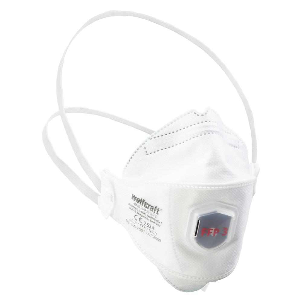 Wolfcraft Zaštitna Maska Sa Ventilom FFP3 (CE) / 2 kom – 4949000 - Slika 2