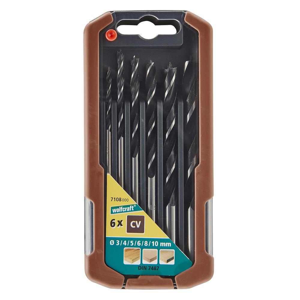 Wolfcraft Garnitura Svrdala Za Drvo CV 3 - 10 mm U PVC Kutiji / 6 dijelna – 7108000 - Slika 2