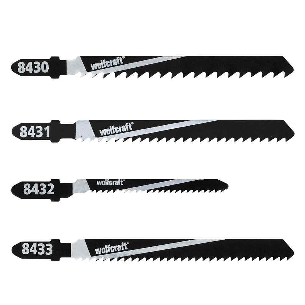 Wolfcraft Ubodne Pilice Za Drvo, T-Prihvat / 10 kom – 8430000