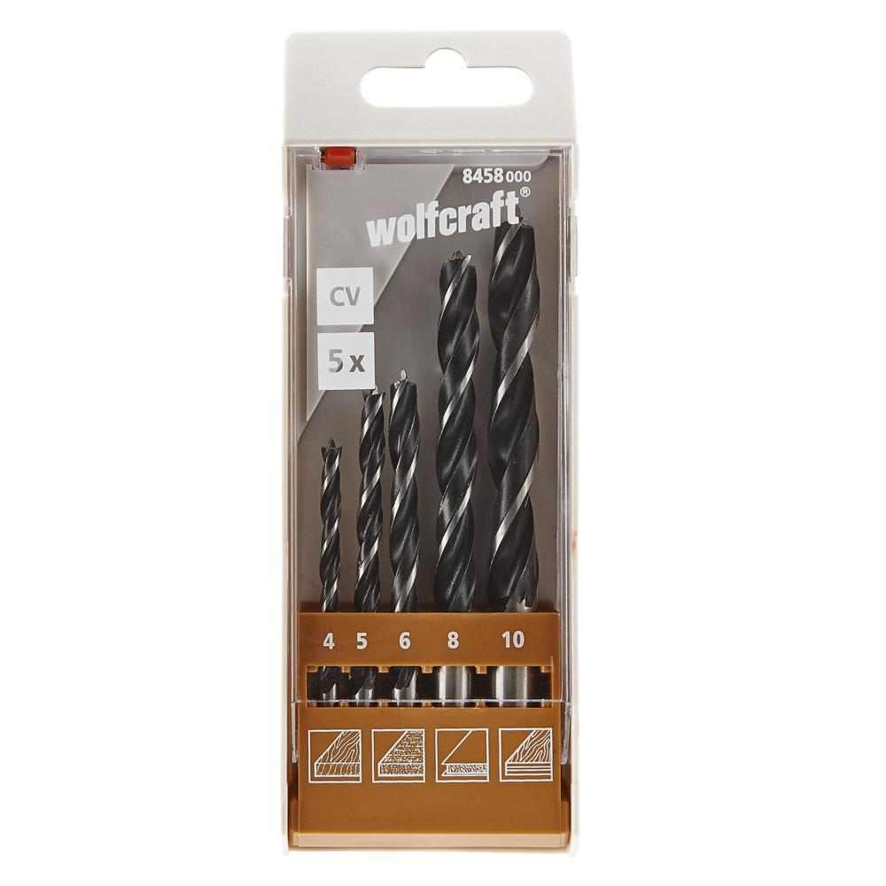 Wolfcraft Garnitura Svrdala Za Drvo CV 4 - 10 mm U PVC Kutiji / 5 dijelna – 8458000 - Slika 2
