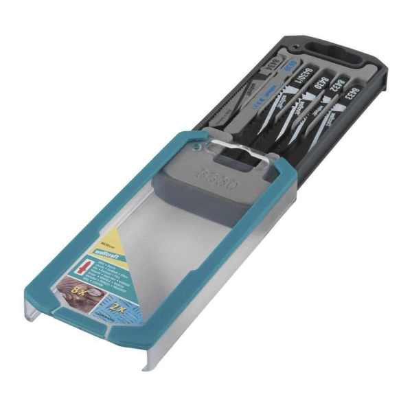 Wolfcraft Ubodne Pilice Za Drvo i Metal, T-Prihvat, PVC Kutija / 10 kom – 8630000 - Slika 2