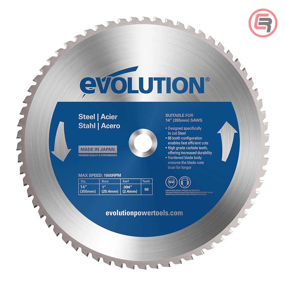 Evolution List Kružne Pile Za Metal 355 x 2,4 x 25,4 mm / Z = 66 Evolution 66T / M355TCT-66CS