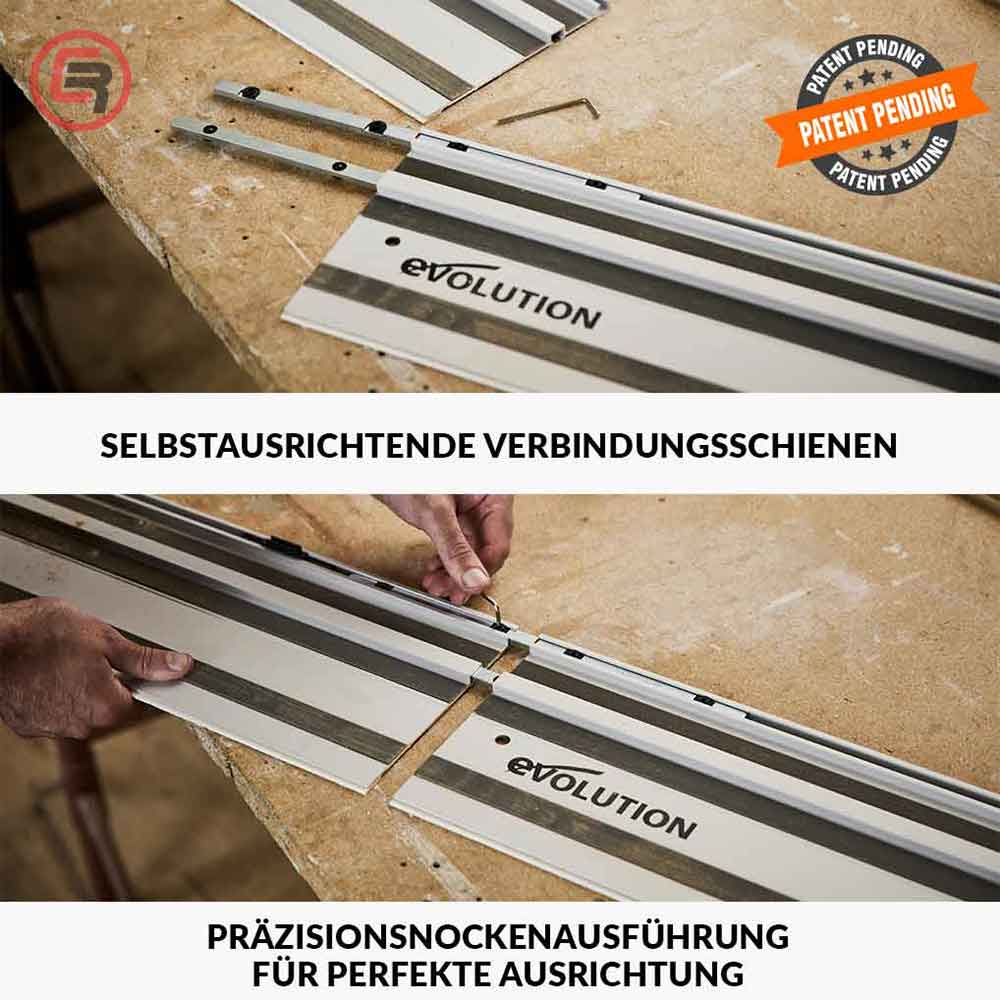 Evolution Vodilica Univerzalna ST1400-G2 Za Kružnu Pilu 1,4 m (2 × 700 mm) Sa Spojnicama + Torba / 004-0011 - Slika 5