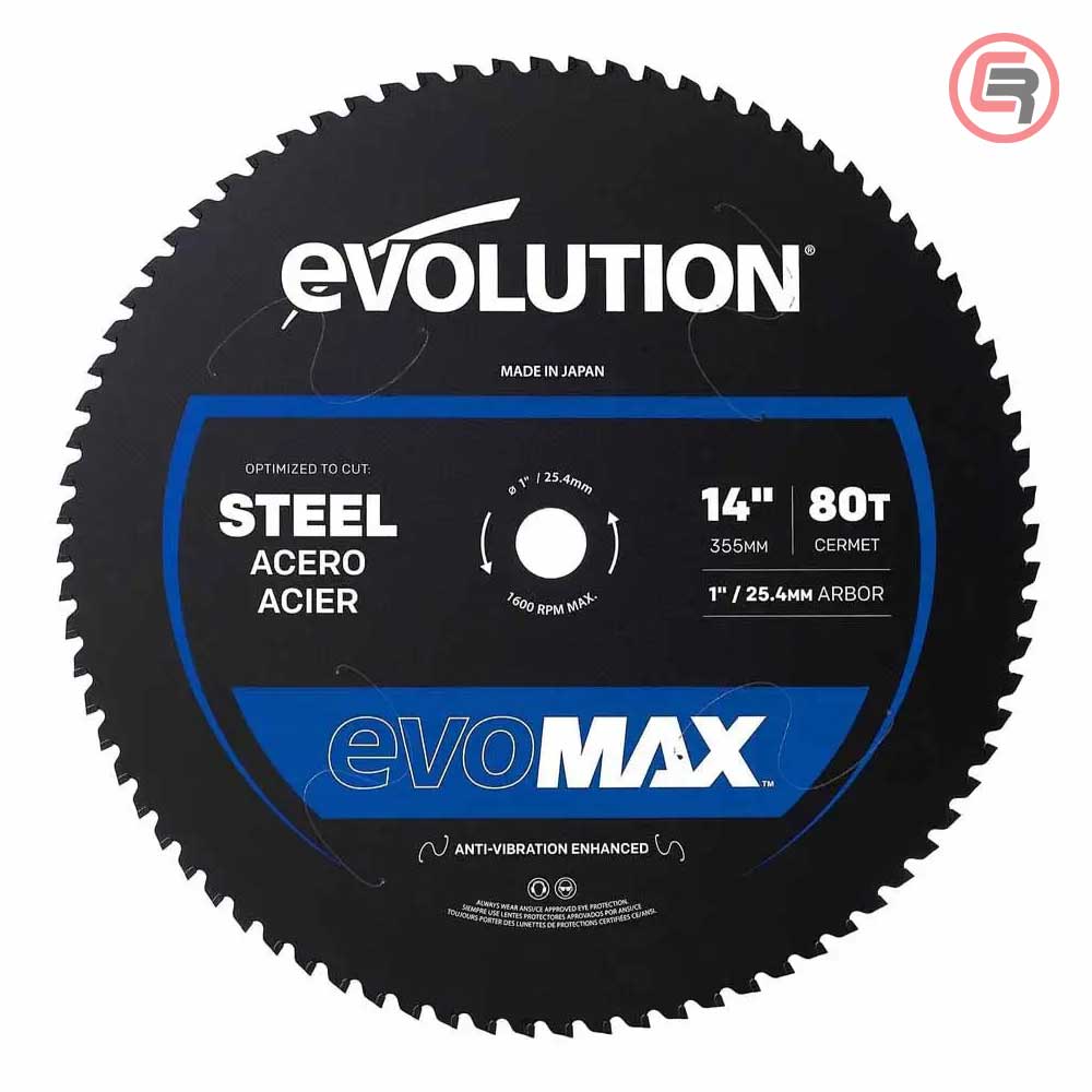 Evolution List Kružne Pile Za Metal 355 x 2,4 x 25,4 mm / Z = 80 EvoMax 80T / M355CMT-80CSMAX