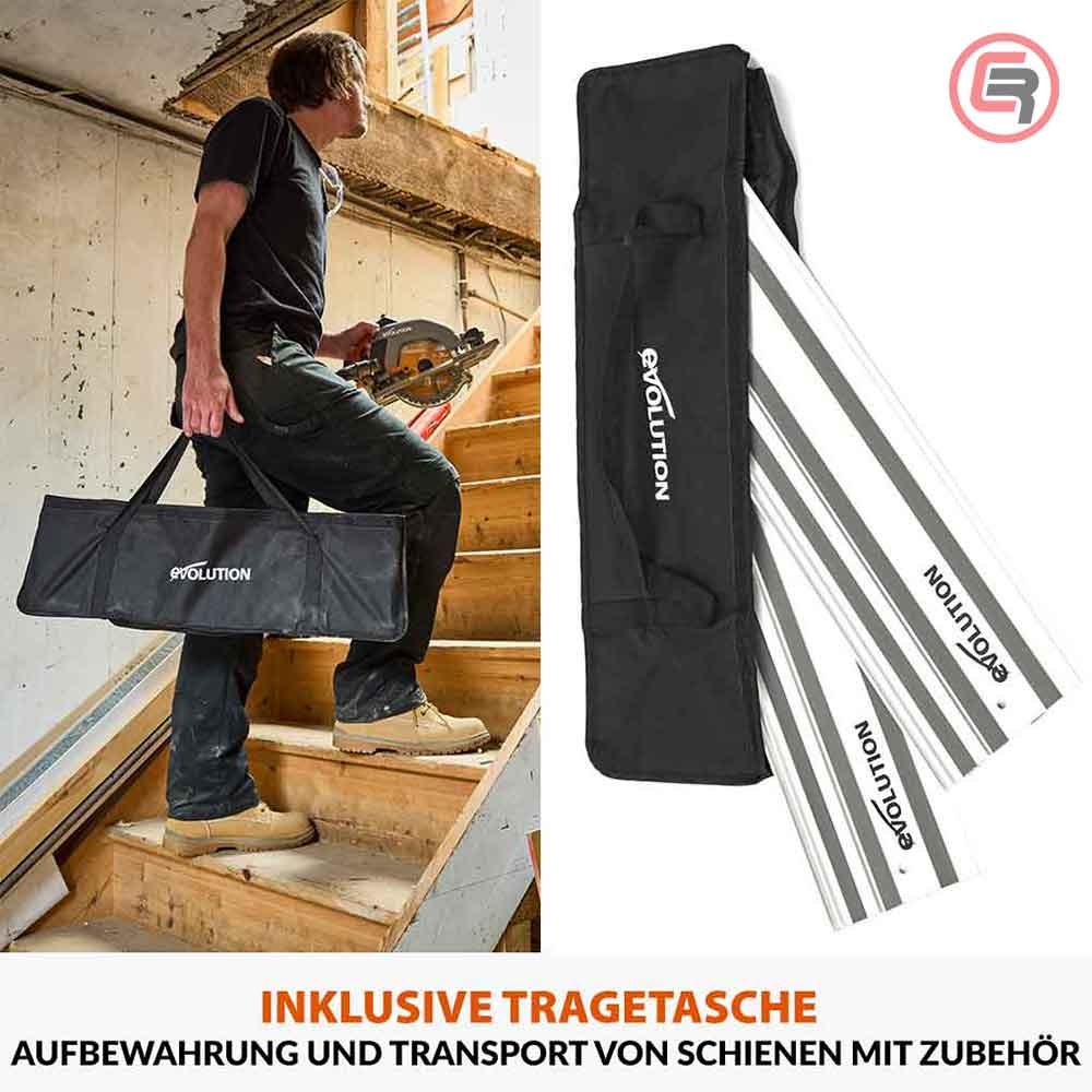 Evolution Vodilica Univerzalna ST1400-G2 Za Kružnu Pilu 1,4 m (2 × 700 mm) Sa Spojnicama + Torba / 004-0011 - Slika 10