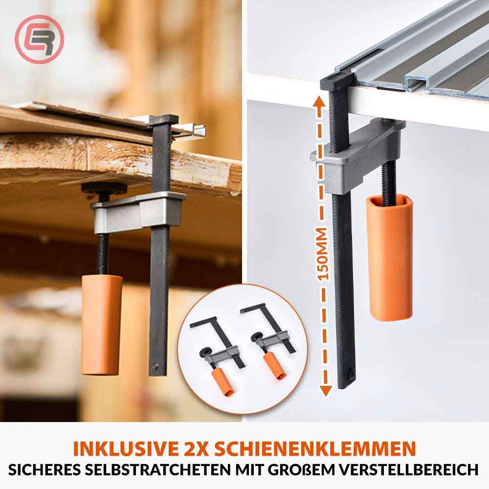 Evolution Vodilica Univerzalna ST1400-G2 Za Kružnu Pilu 1,4 m (2 × 700 mm) Sa Spojnicama + Torba / 004-0011 - Slika 4