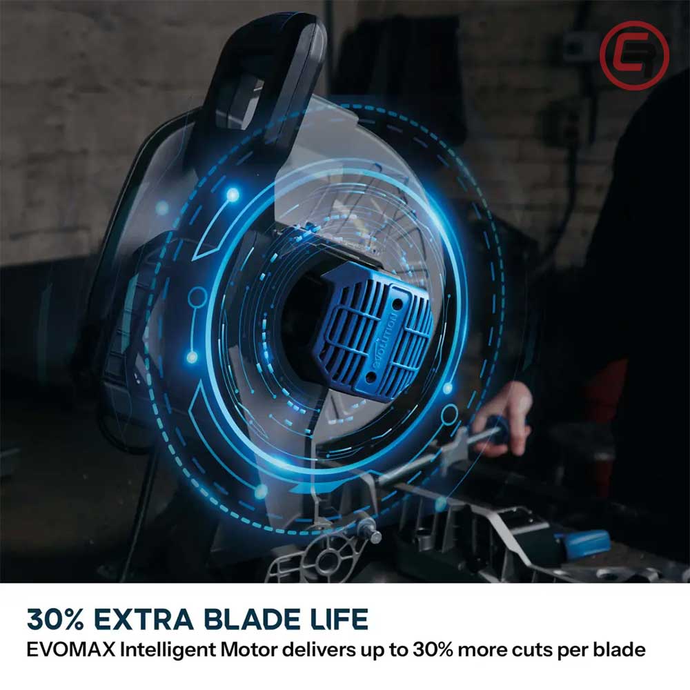 Evolution Preklopna Pila S355MCS-G2 Za Hladno i Precizno Ugaono Rezanje Metala Sa Listom EVOMAX 80T fi 355 mm / 102-0003A - Slika 5