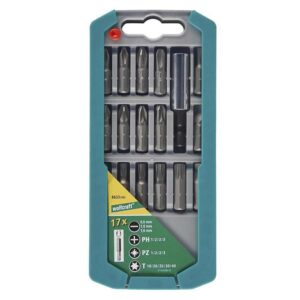 Wolfcraft Set Bit Nastavaka Ravni / Križni (PH/PZ) / Torx (T) + Držač / 17 dijelni - 8633000